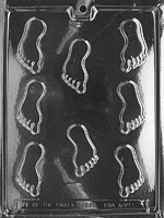 Small Feet Chocolate Mold - 2 1/2&quot;
