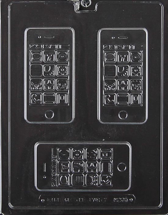 Smartphone Chocolate Mold - 2 1/4&quot; - Limited Supply