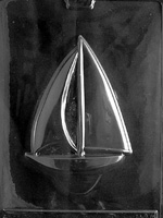 Large Sailboat Chocolate Mold - 6 3/4&quot;