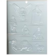 Nativity Chocolate Mold - 1 1/2&quot; to 4&quot;