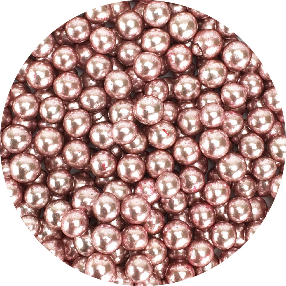 5mm Pink Dragees - 3.7 oz.