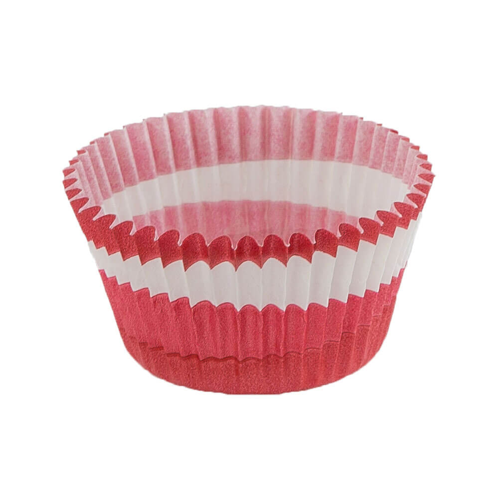 Swirl - Mini Red Baking Cups