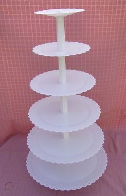 Rental Item - Lace Tall Tier Stand