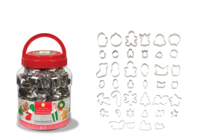 Holiday Metal Cookie Cutter Set - 40 Piece
