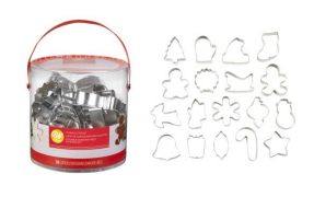 Holiday Metal Cookie Cutter Set - 18 Piece