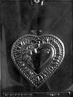 Heart Plaque Chocolate Mold - 5 1/4&quot;