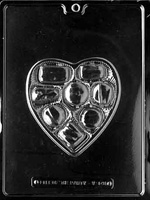 Candy Heart Chocolate Mold - 5&quot;