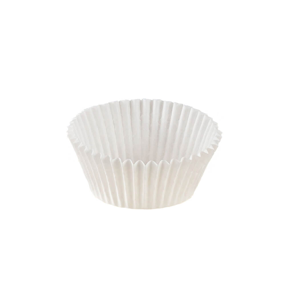 Bulk Item - White Baking Cups - 2&quot; x 1 1/4&quot; - Full Sleeve