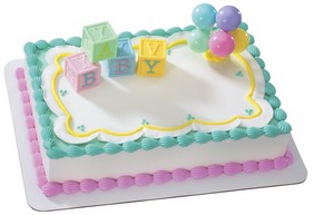 Baby Blocks Cake Topper