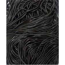 Black Licorice Laces - 6 Strings - Approx 36&quot; each