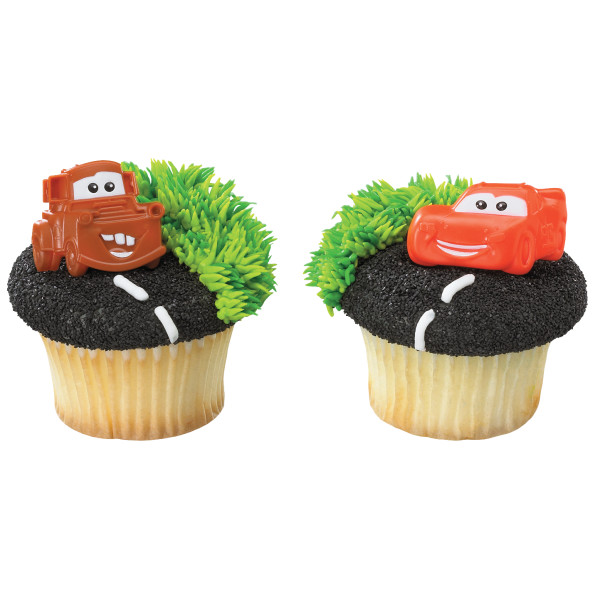 Cars - Mater and McQueen Cupcake Rings