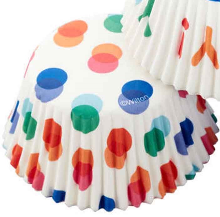 Colorful Dots Baking Cups 