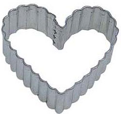 Crinkled Heart Cookie Cutter - 2.5&quot;