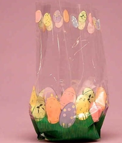 Easter Eggs Cello Bag - 3.5&quot; x 2&quot; x 7.5&quot; 