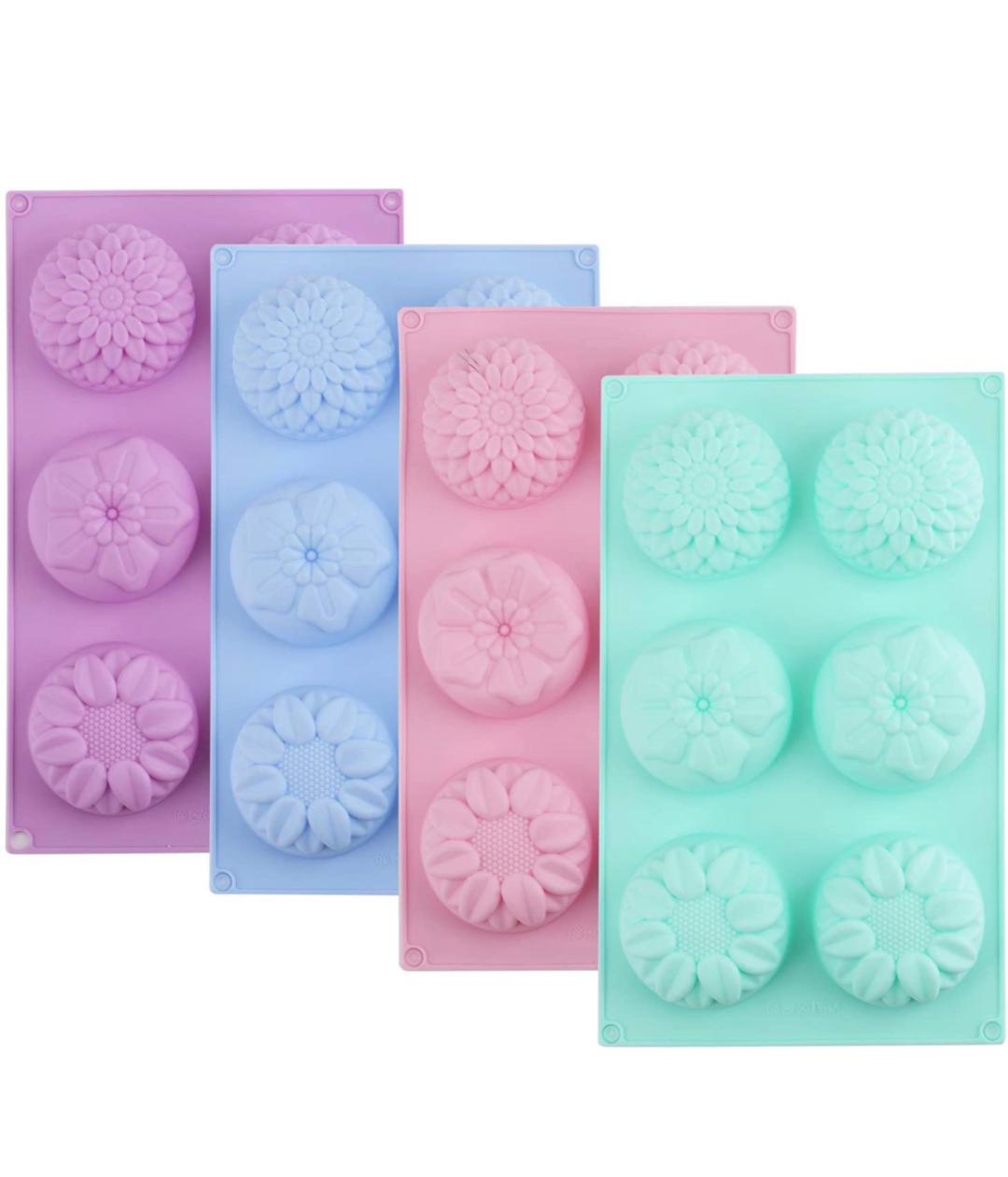Large Assorted Flower Silicone Mold