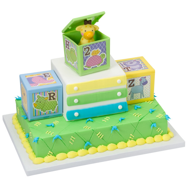 ABC Baby Blocks Cake Topper 