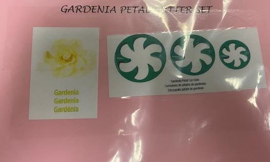 Gum Paste Flower Cutter Set - Gardenia - 3 Piece
