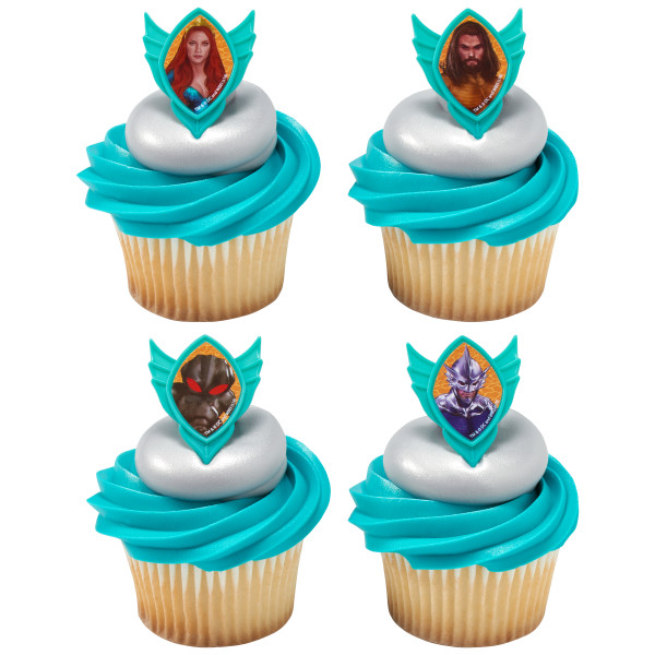 Aquaman Cup Cake Rings - Limited Supply