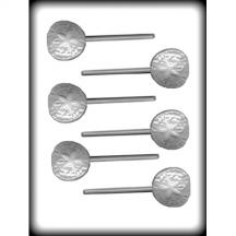 Sand Dollar Sucker Hard Candy Mold - 1 7/8&quot; - Limited Supply