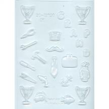 Father Assortment Chocolate Mold - 1&quot; to 1 1/2&quot;