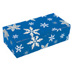 1 lb. 1 Piece Candy Box: 7 x 3 1/4 x 2  in. 1 lb. - Blue Snowflake