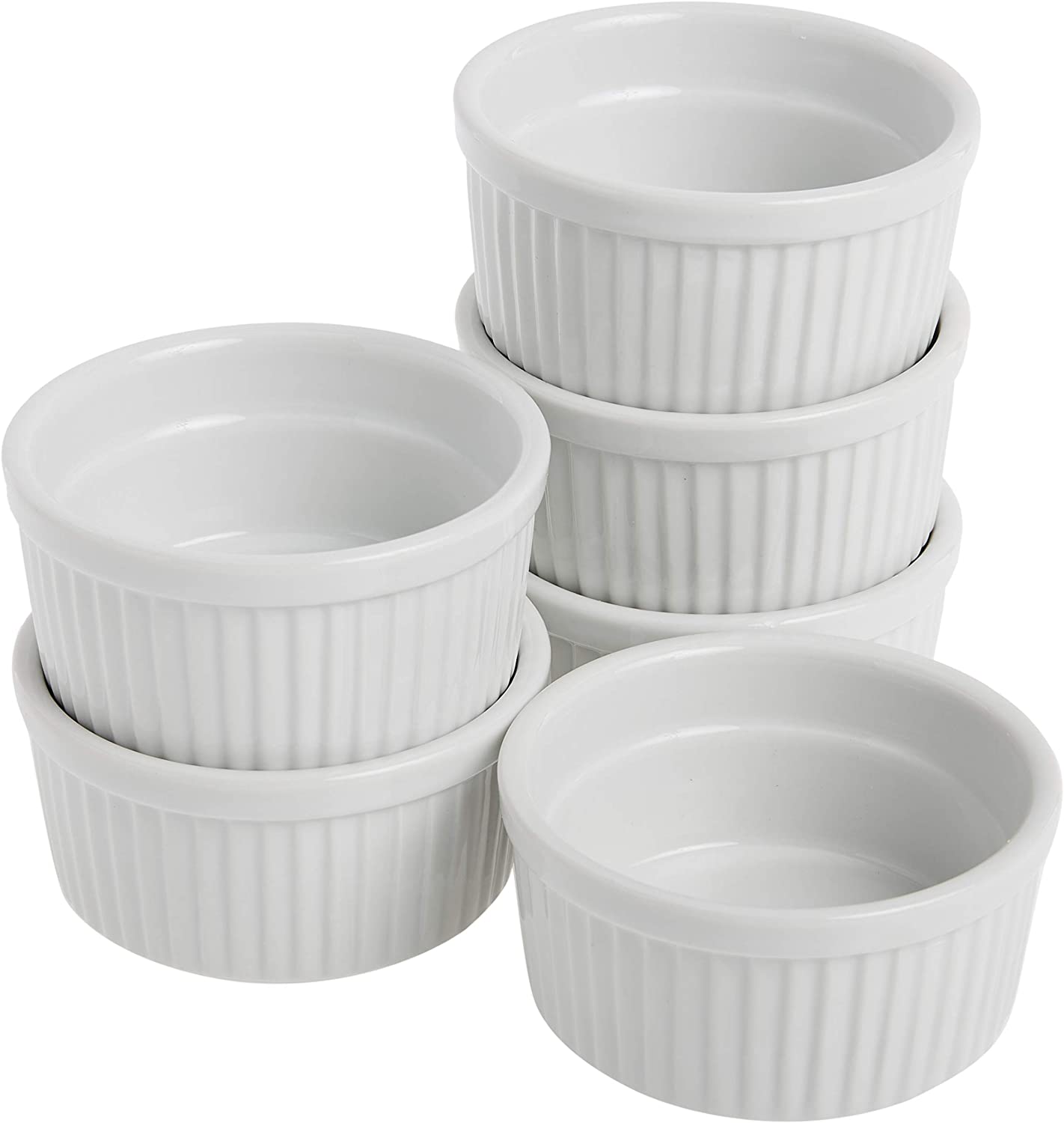 Porcelain Ramekins - 3.75&quot; - Set of 6
