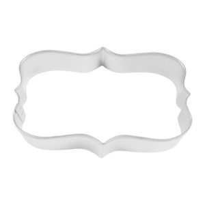 Rectangle Plaque Cookie Cutter   