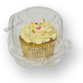 1 Count Single Standard Hinged Cupcake Carrier  