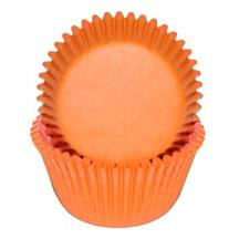 Orange Mini Baking Cups 