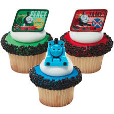 Thomas and Friends Cupcake Rings