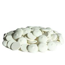 Guittard White Vanilla Chocolate Apeels 25 lb. (Free Shipping not available)