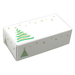 1/2 lb. 1 Piece Candy Box: 5 1/2 x 2 3/4 x 1 3/4 in. - Christmas Tree