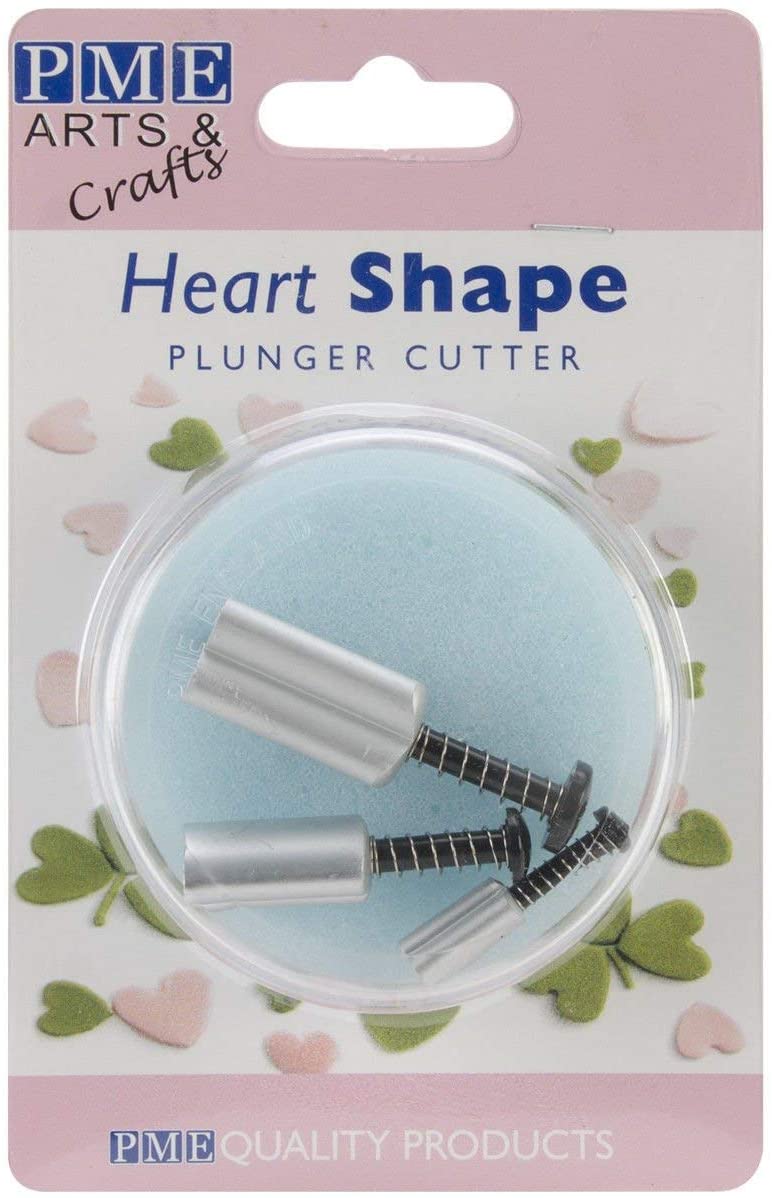 Mini Heart Fondant Plunger Cutters 