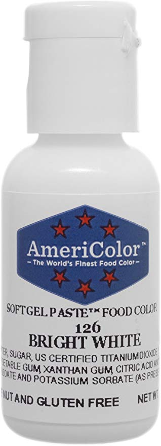 Americolor Gel Paste - White (Bright White) 0.75 oz. 