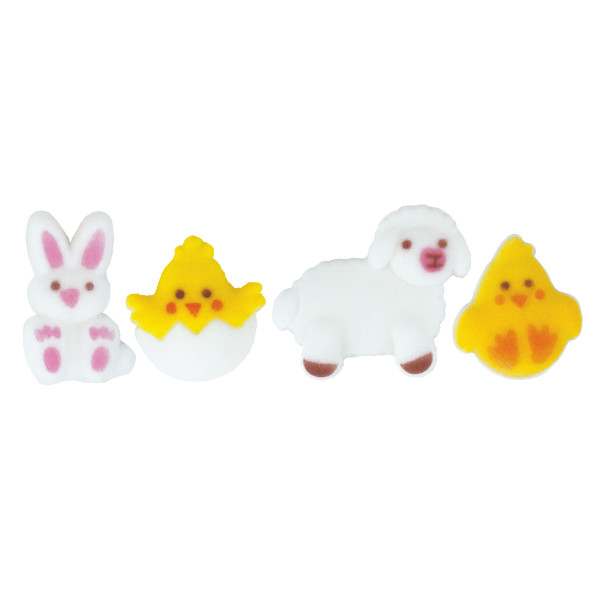 Easter Buddies Assorted Sugar Decorations