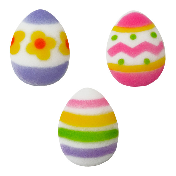 Easter Eggs Sugar Decorations