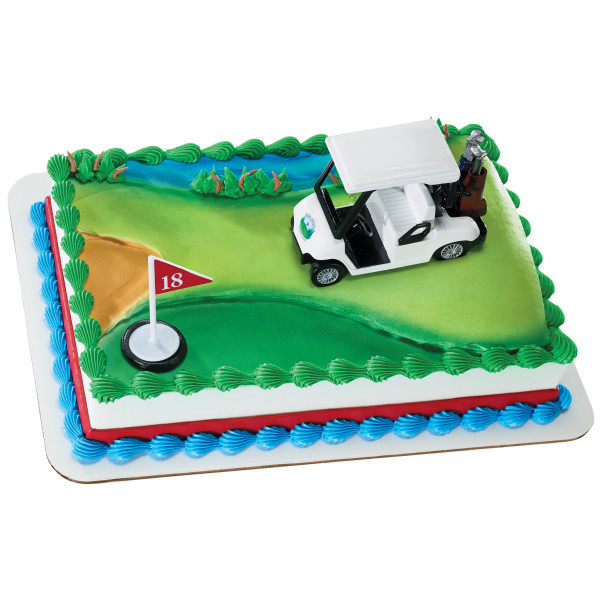 Golf Cart (Heading for the Green) Cake Topper 