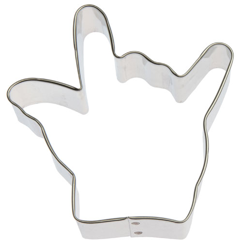 Hand Love Sign Cookie Cutter
