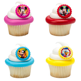 Mickey Mouse Clubhouse Cupcake Rings