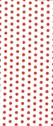 Red dots Cello Bag - 3.5" x 2" x 7.5" 
