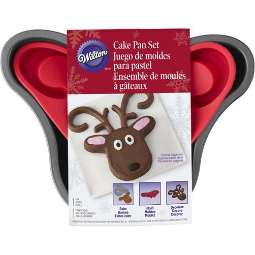 Reindeer Cake Pan Set