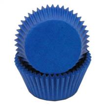 Blue Mini Baking Cups 