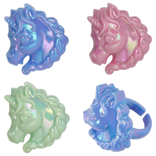 Unicorn Rings Cupcake Toppers