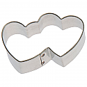 Mini - Double Heart Cookie Cutter - 2" 