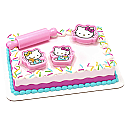 Hello Kitty -  Play Bake Fun Cake Topper
