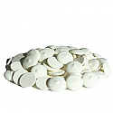 Guittard White Vanilla Chocolate Apeels 25 lb. (Free Shipping not available)