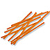 Orange Twist Ties  