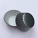 GD Foil Standard Baking Cups - Gray - Dark Silver