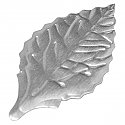 Silver Foil Leaves - 1.75" 
