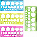 Round  Flower Template Ruler - Circles